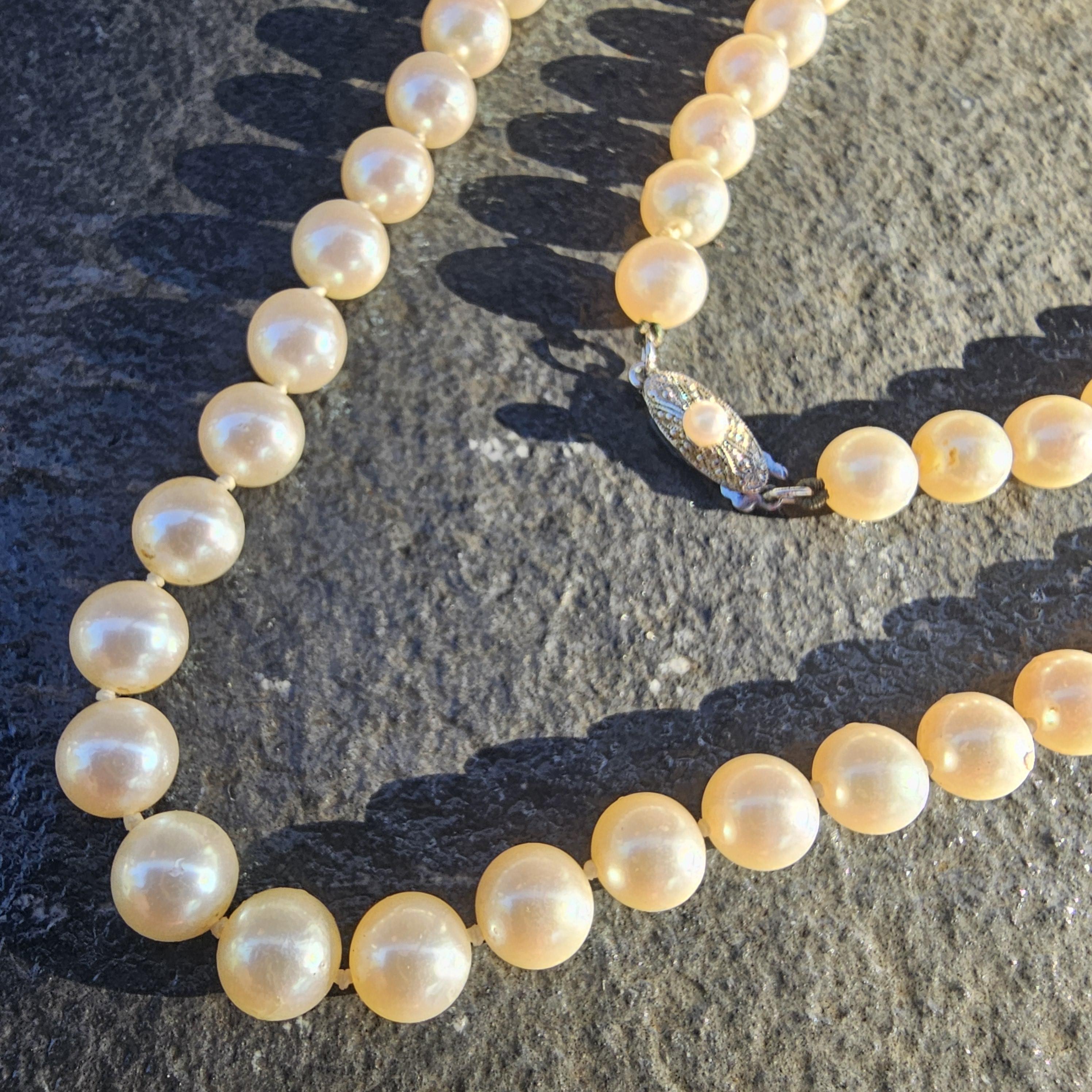 Collar de perlas Mikimoto Lane Crawford 25
