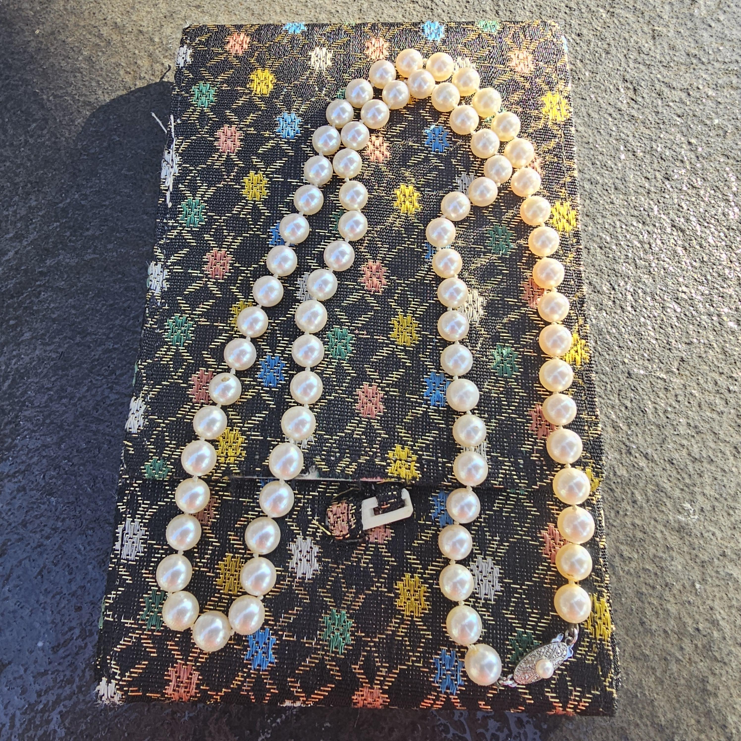 Collar de perlas Mikimoto Lane Crawford 25