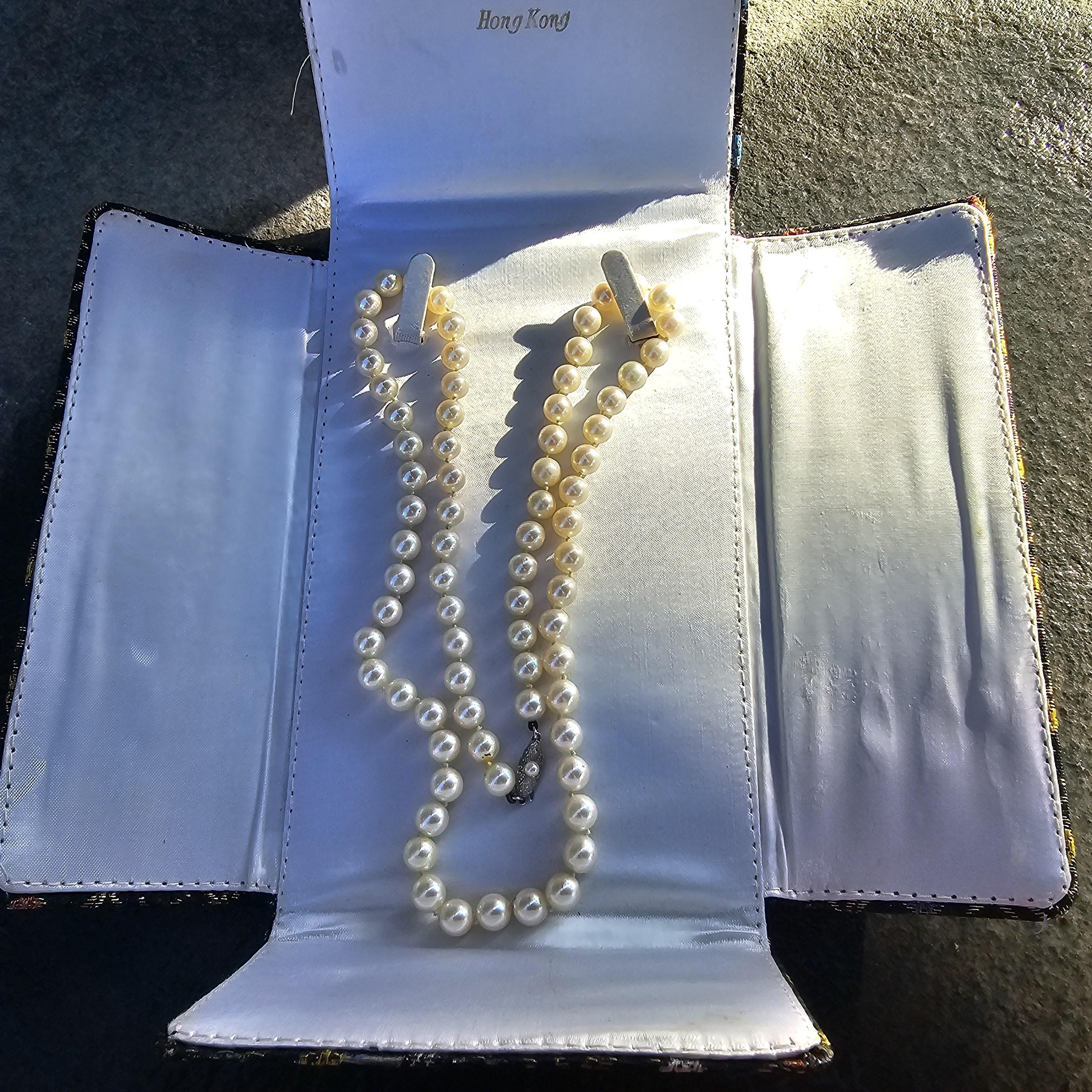 Collar de perlas Mikimoto Lane Crawford 25