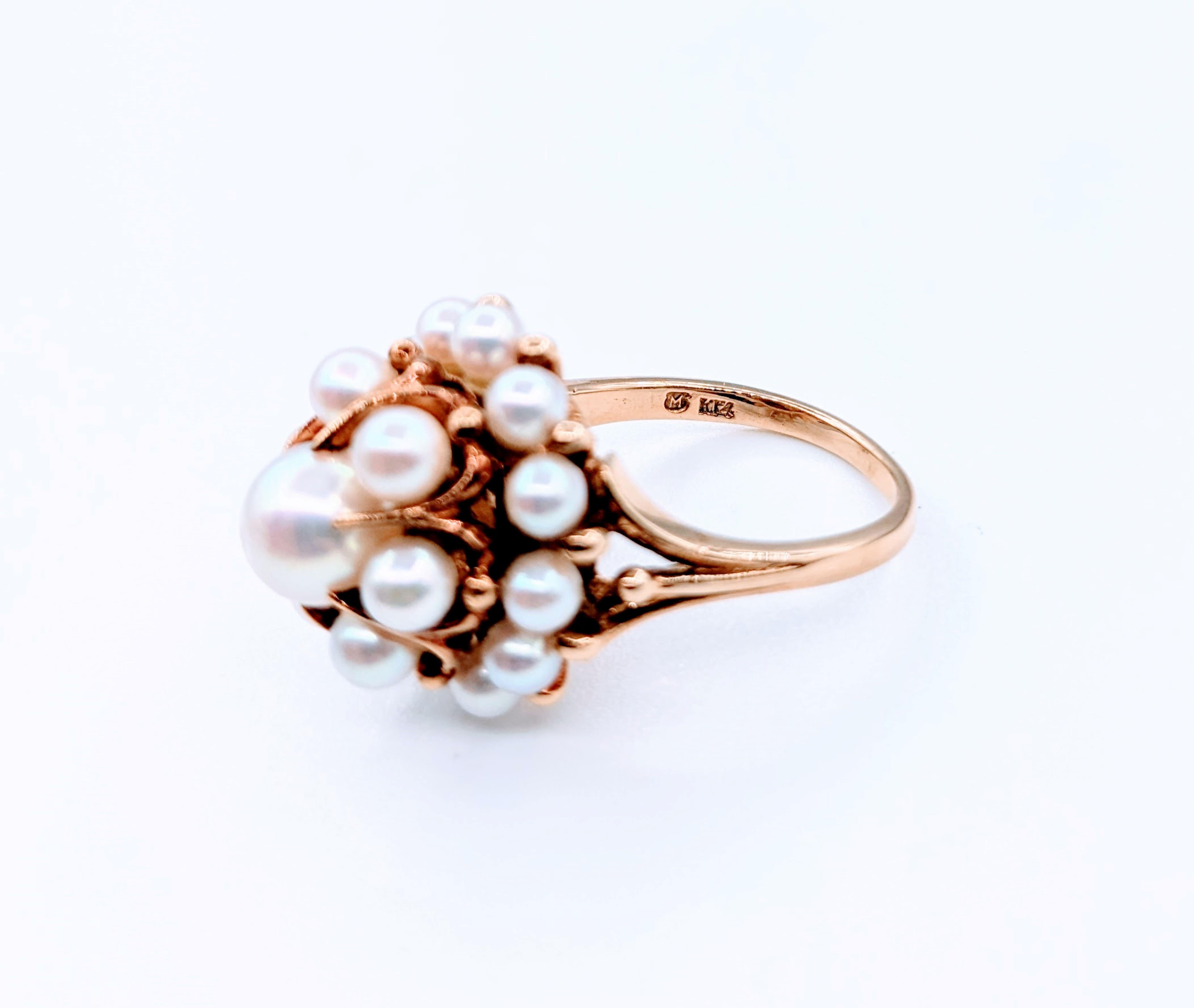Mikimoto Perlen-Cocktailring für Prinzessin 1