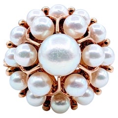 Anello Cocktail Principessa di Perle di Mikimoto