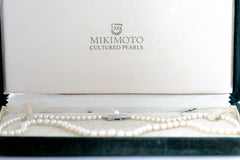 Mikimoto Pearl Sterling Silver Necklace