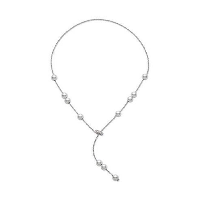Taglio rotondo Collana Mikimoto Pearls in Motion PPL351DW11 in vendita