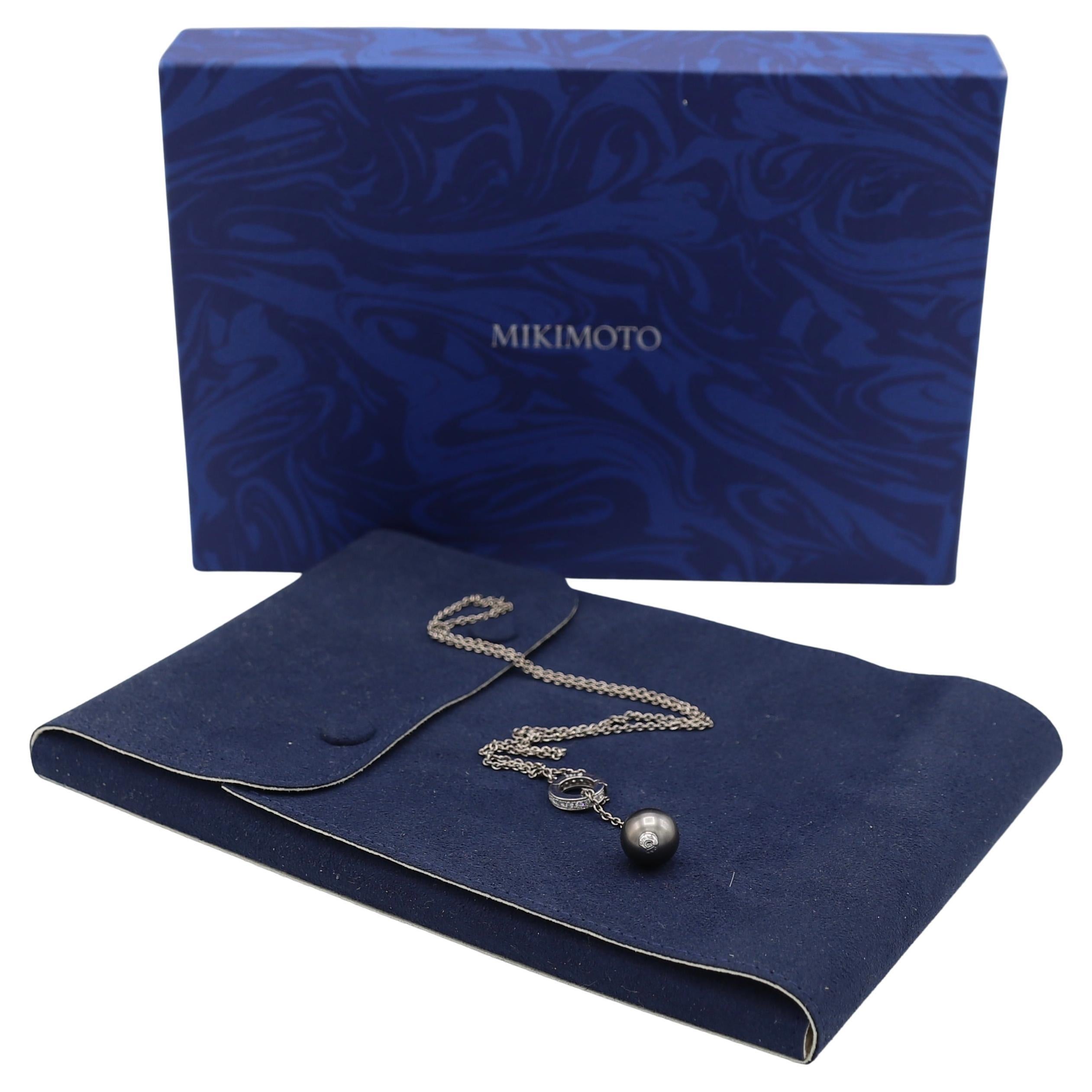 Mikimoto Pearls Motion Collana con perle coltivate dei mari del sud e diamanti in vendita 1