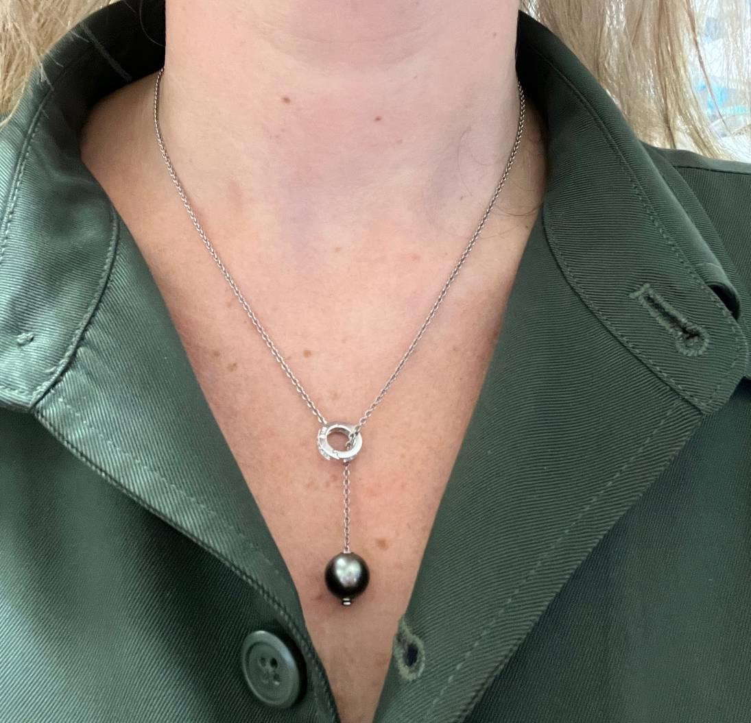 Mikimoto Pearls Motion Collana con perle coltivate dei mari del sud e diamanti in vendita 2