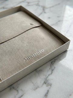 Mikimoto Premium Quality pink hue highest luster+ Akoya Pearl & Diamond Necklace