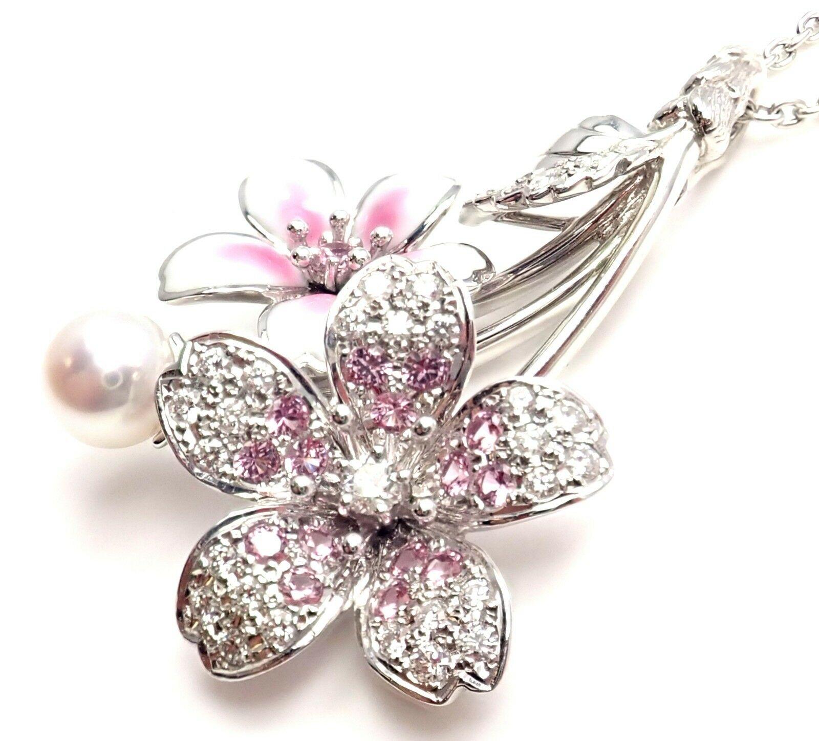 mikimoto cherry blossom necklace