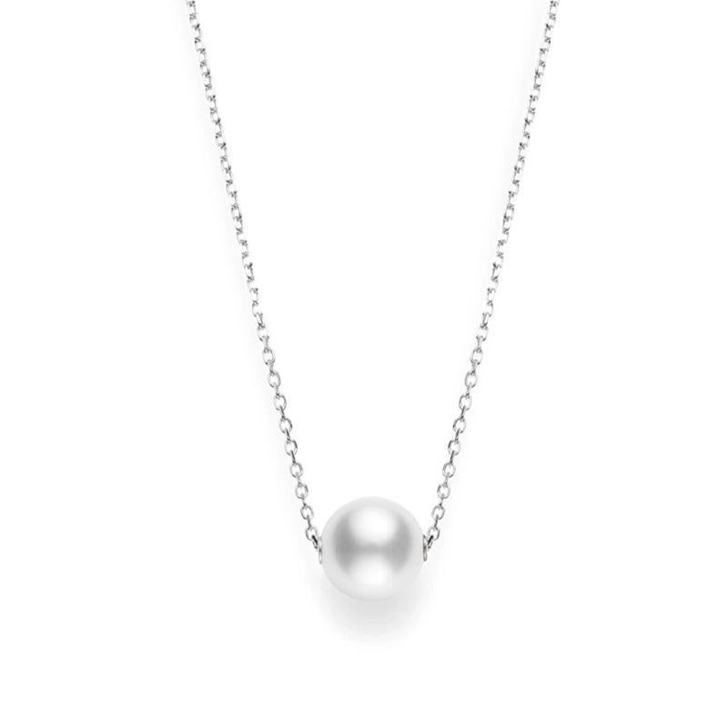 Mikimoto South Sea Cultured Single Pearl Necklace MPQ10058NXXW In New Condition For Sale In Wilmington, DE