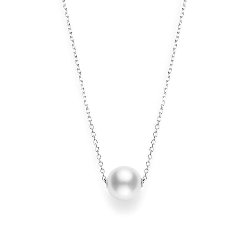 mikimoto single pearl necklace