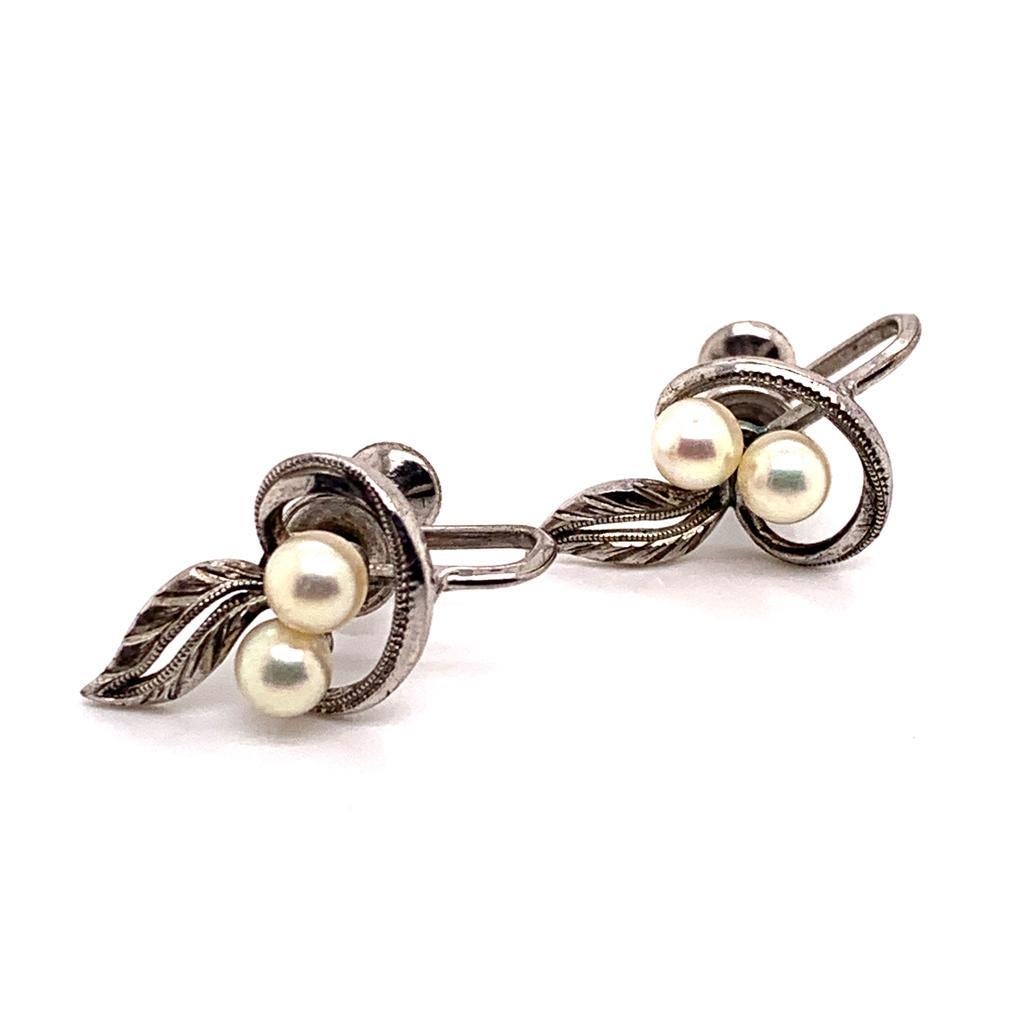 mikimoto 4mm pearl earrings