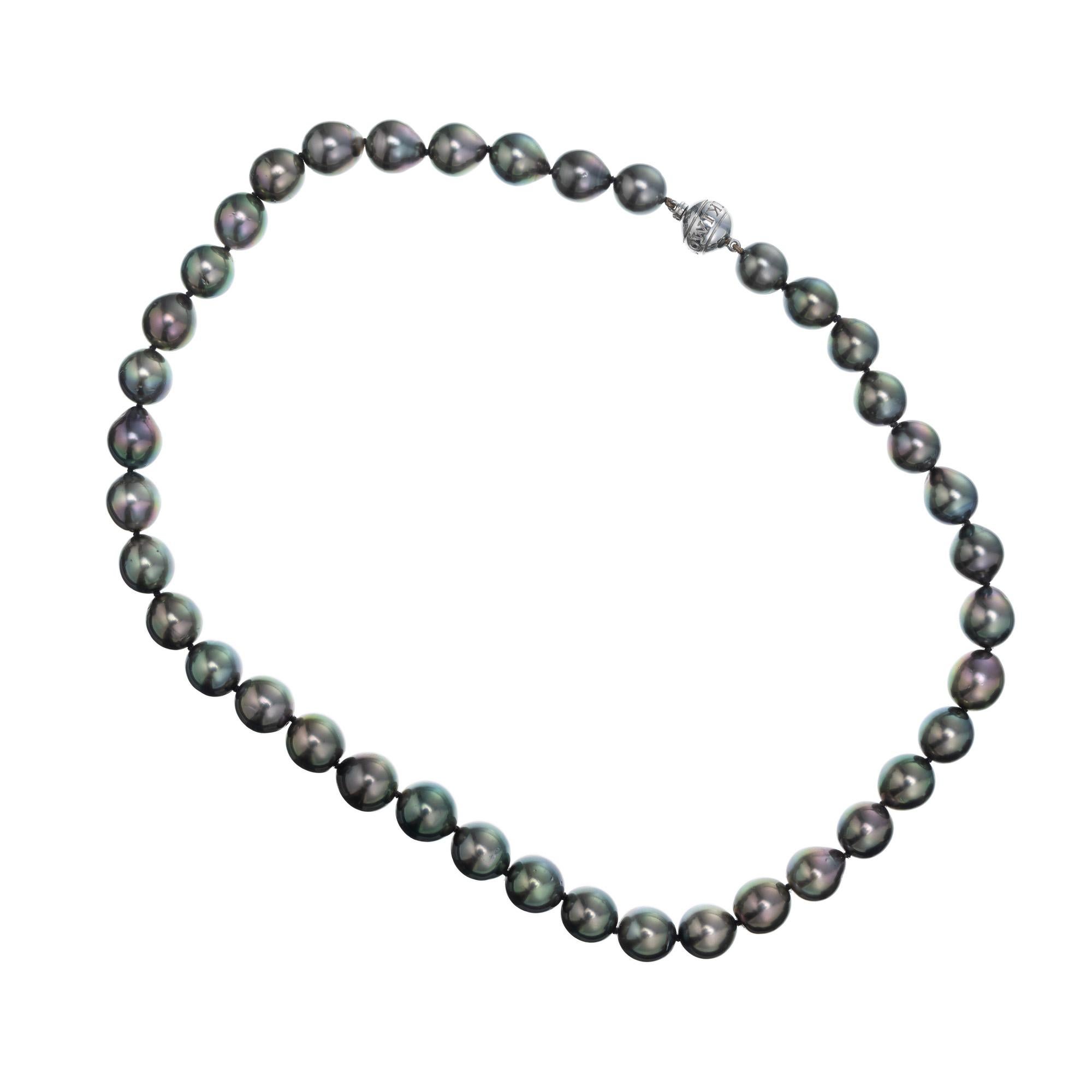 mikimoto tahitian pearl necklace