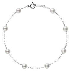 Mikimoto Tin Cup Bracelet a+ PD129WP055