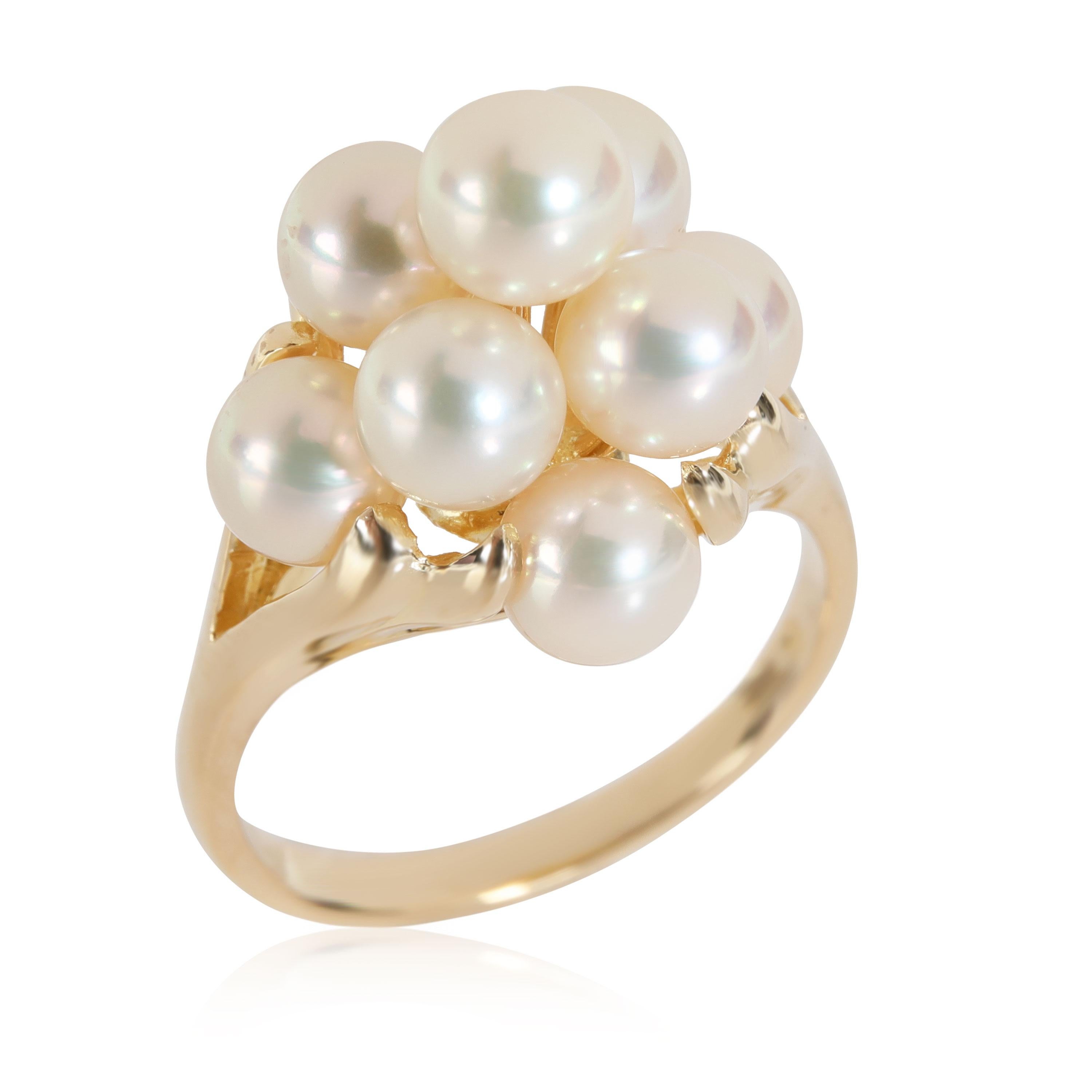 Mikimoto Bague Vintage en or jaune 18k avec perles en grappe

DÉTAILS PRIMAIRES
SKU : 114716
Titre de la liste : Mikimoto Vintage Cluster Pearl Ring en or jaune 18k
Description de l'état : Vendue au détail à 2730 USD. En excellent état et récemment