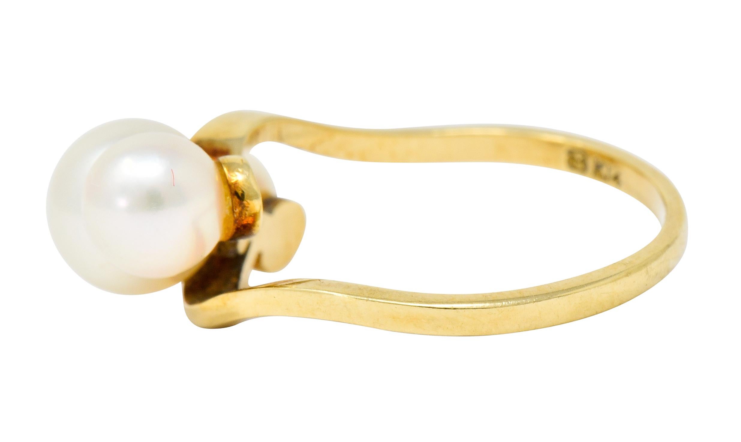 three pearl ring