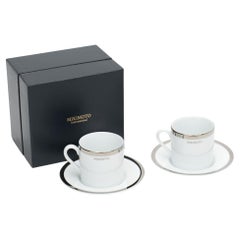 Mikimoto Espresso-Tasse aus weißem Platin
