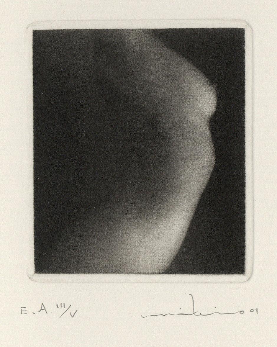 Cherche la Lumière (Looking for Light -- a portfolio of three mezzotints issued  - Print by Mikio Watanabe