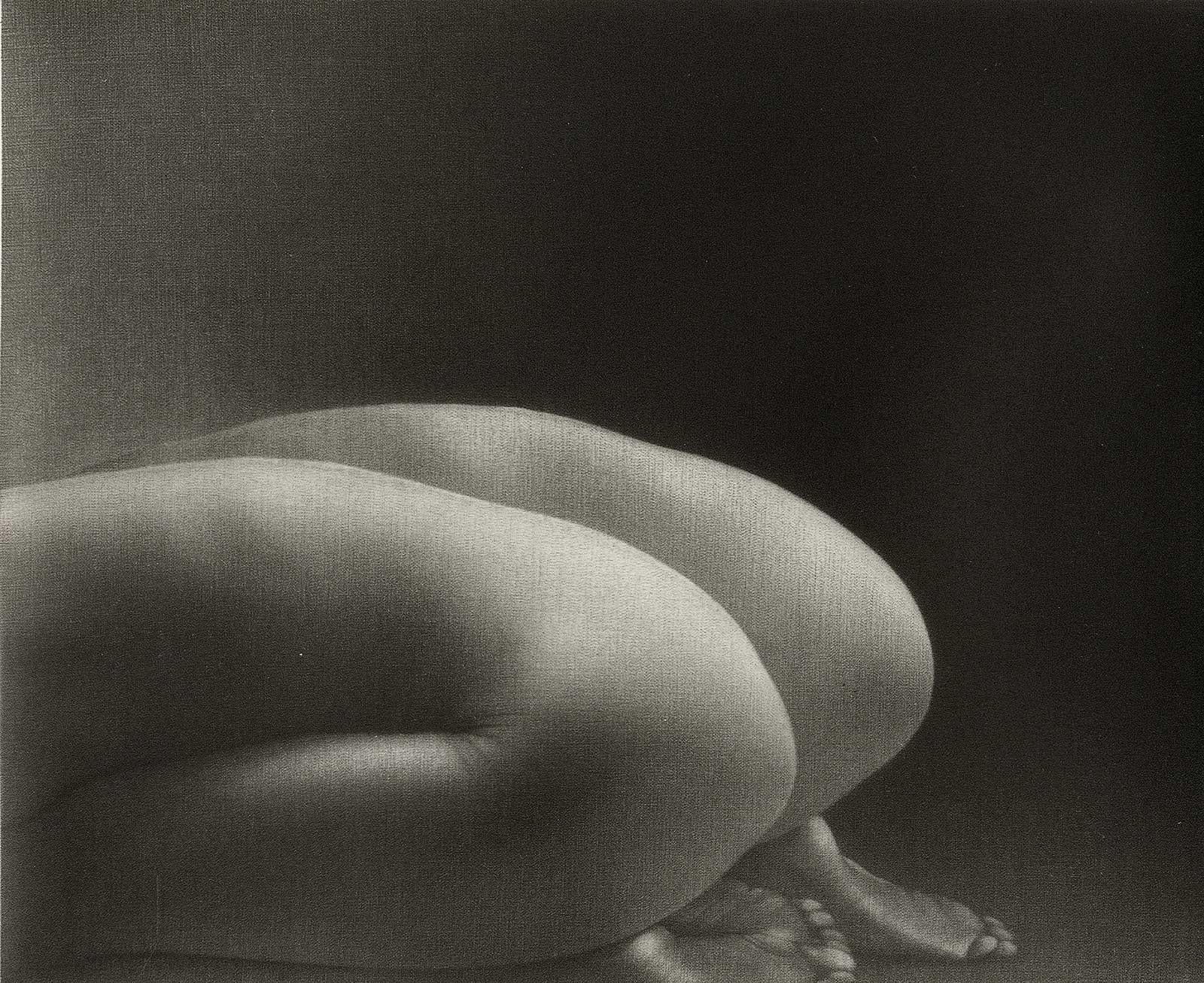 Mikio Watanabe Nude Print - Deux Nus II (female nudes pose in parallel )