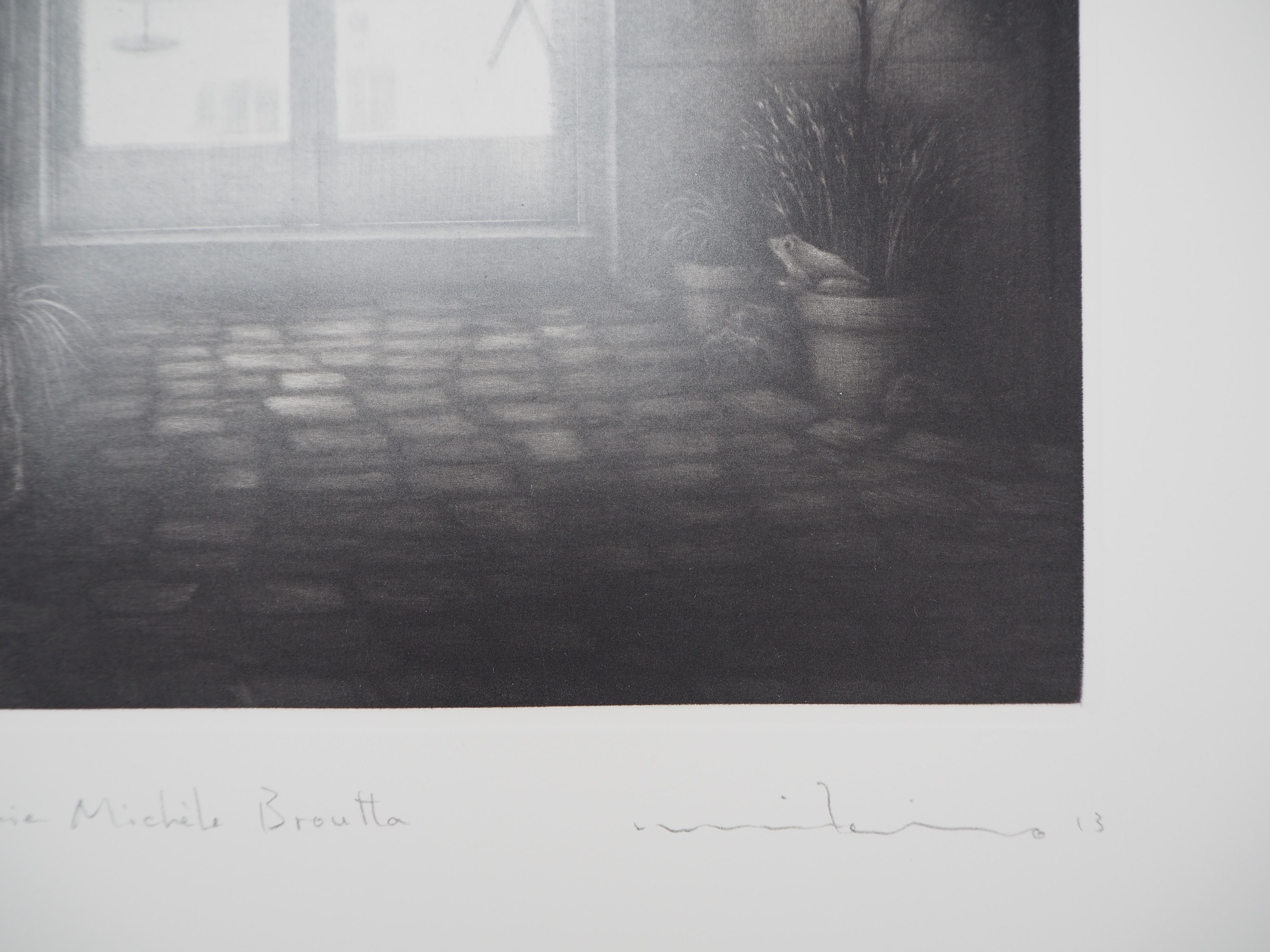 Entrance of the Gallery - Original handsigned etching / 90ex For Sale 2