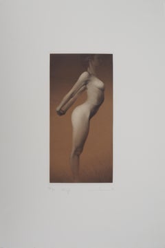 Female nude - Original handsigned etching / 90ex