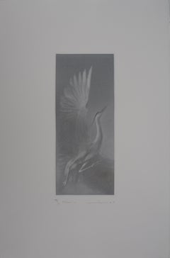Heron - Original handsigned etching / 90ex