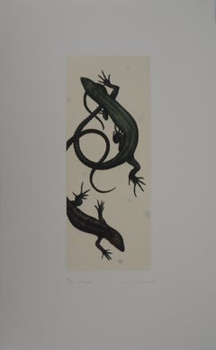 Lizards - Original handsigned etching / 90ex