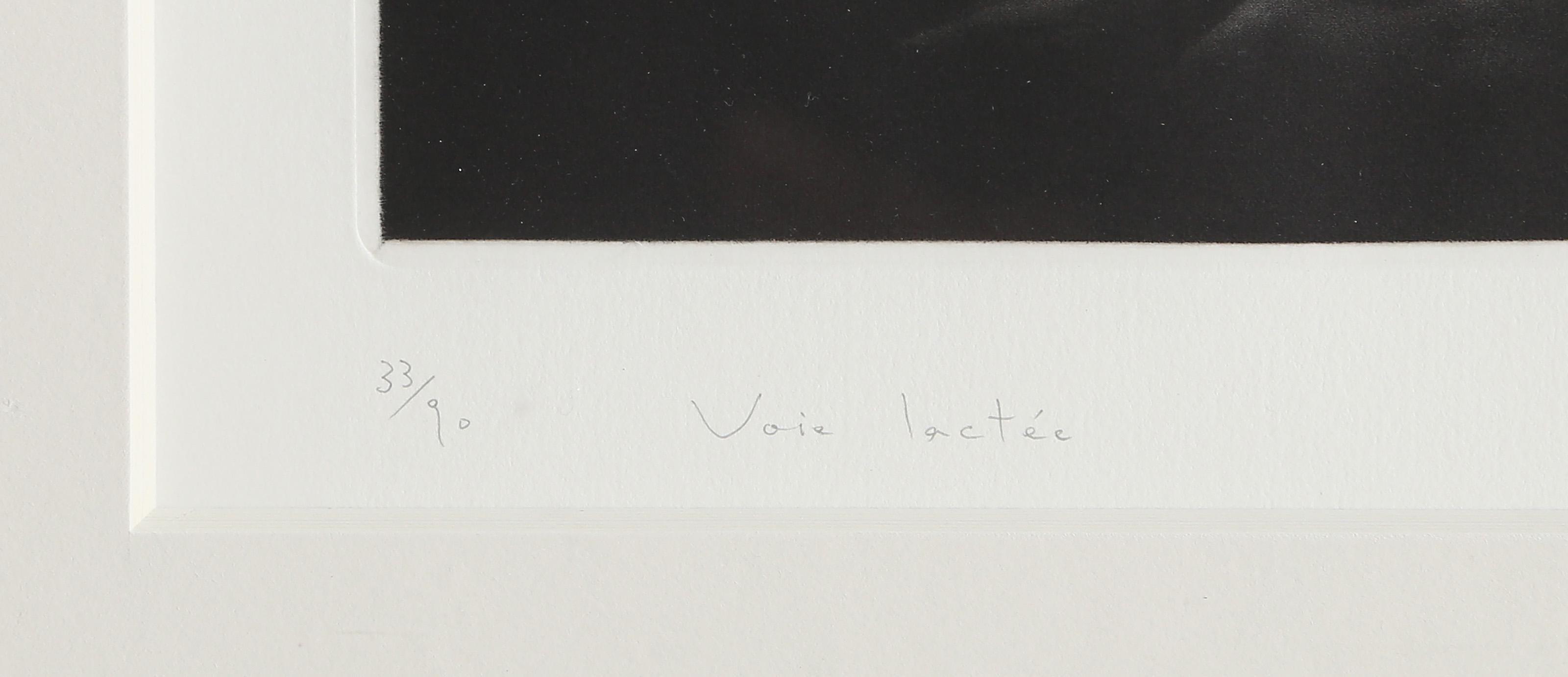 Voie Lactee, Contemporary Mezzotint by Mikio Watanabe For Sale 3