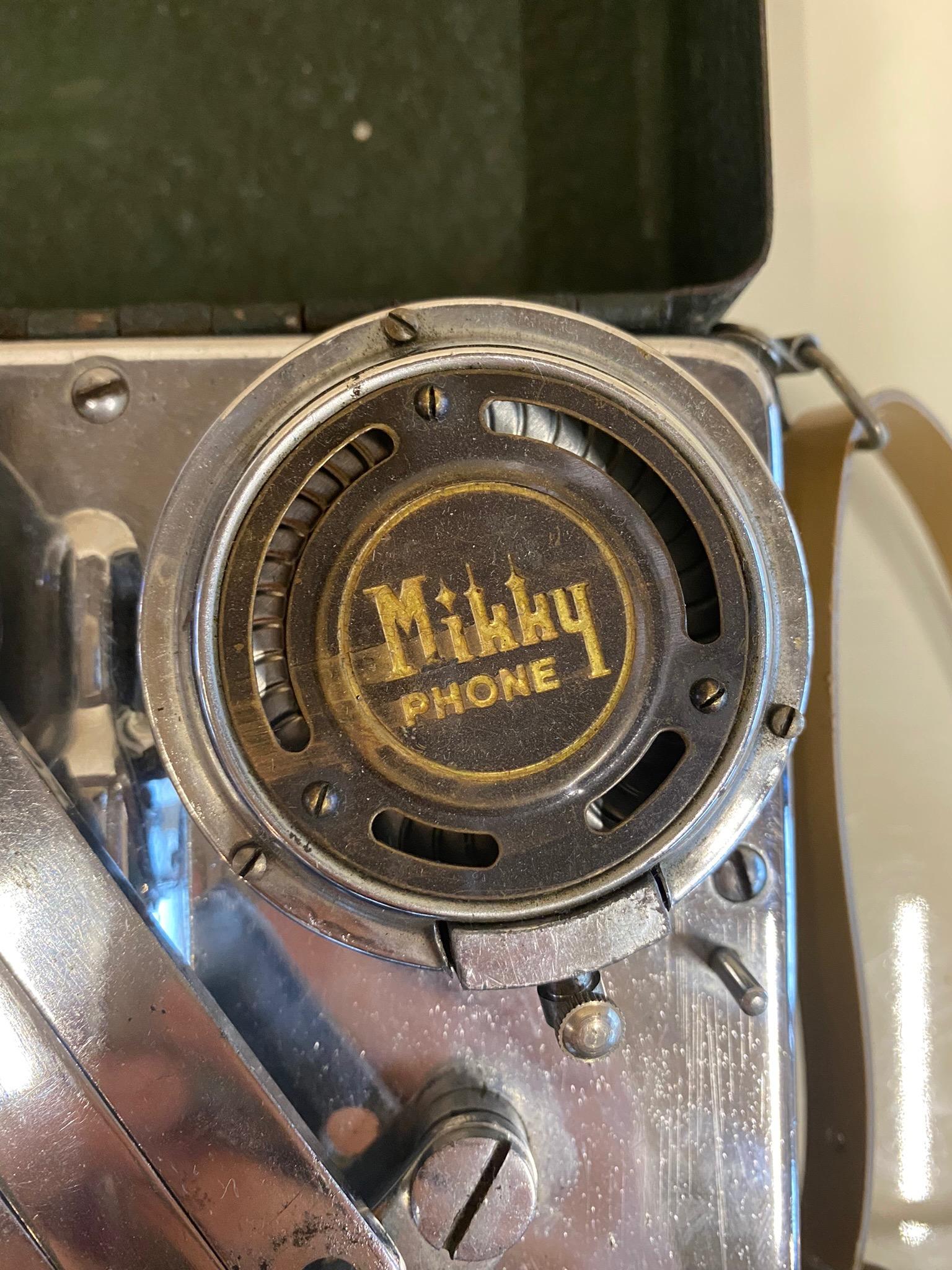 mikky phone portable gramophone