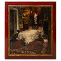 Miklós Mihalovits (1888-1960): An enetriour of an art collector