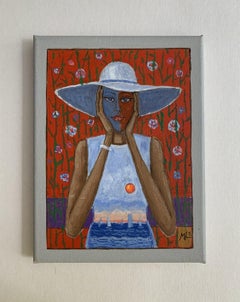 A memory. Contemporary acrylic Painting, Figurative, Surreal, Polish artist