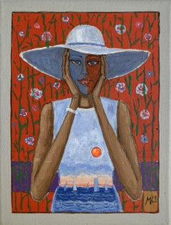 A memory. Contemporary acrylic Painting, Figurative, Surreal, Polish artist