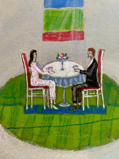 Plain-air -- Figurative acrylic painting, Landscape, Surrealistic, Polish art