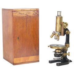 Antique Mikroskop C.Reichert, Wien, C.K. Zoological Institute