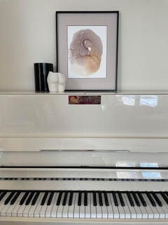 Sandstorm - abstraction art, made in brown, beige color