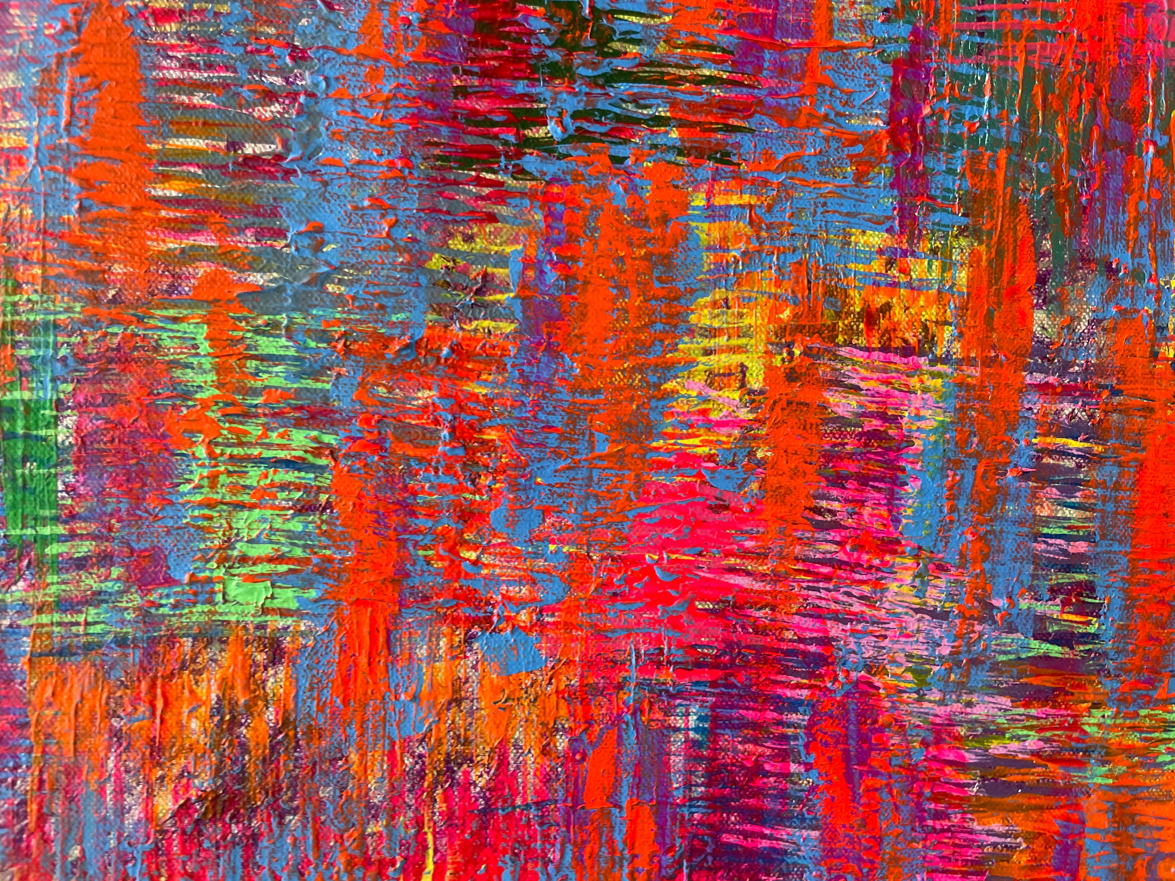 Abstract colors in pink For Sale 4