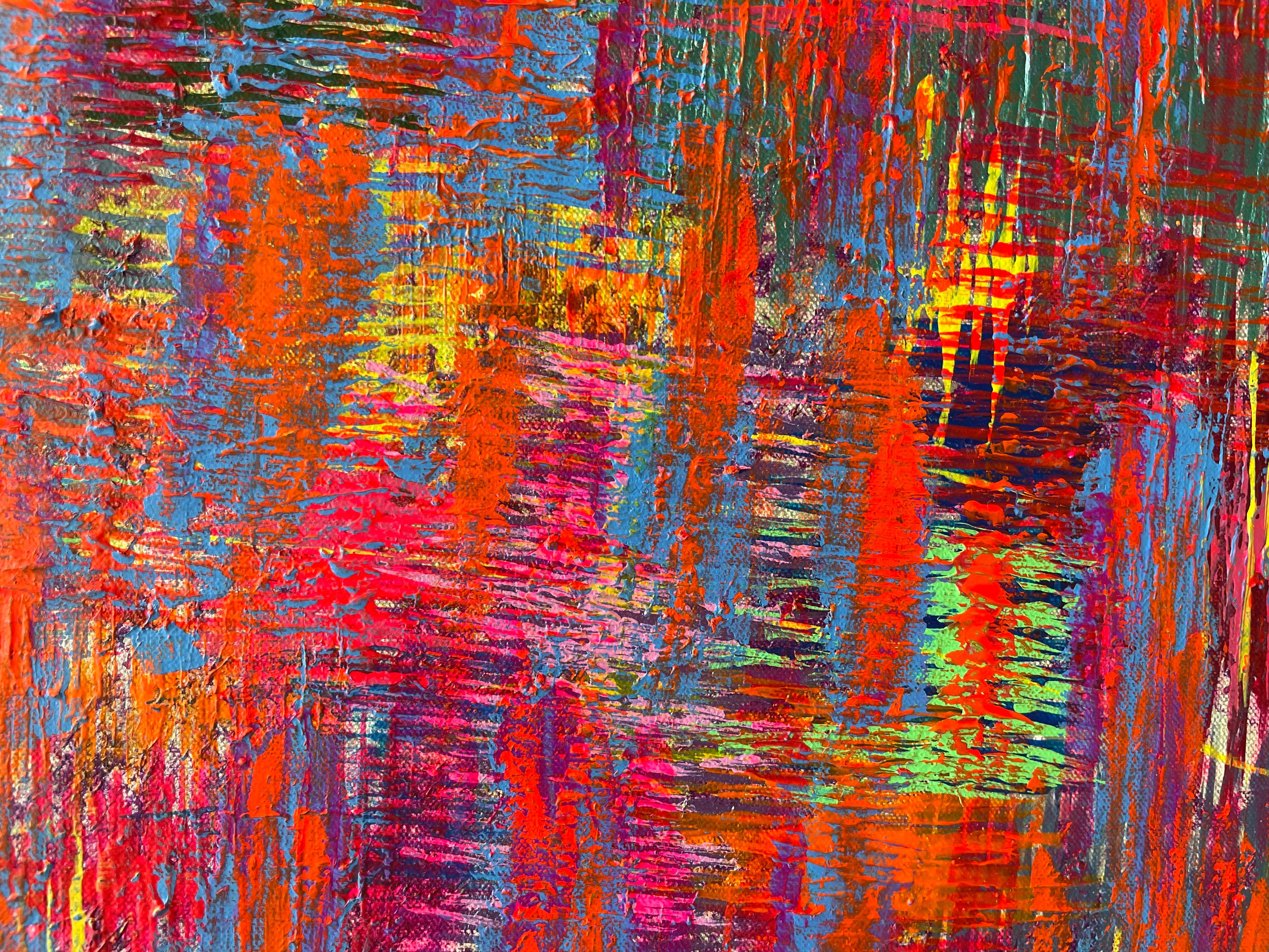 Abstract colors in pink For Sale 5