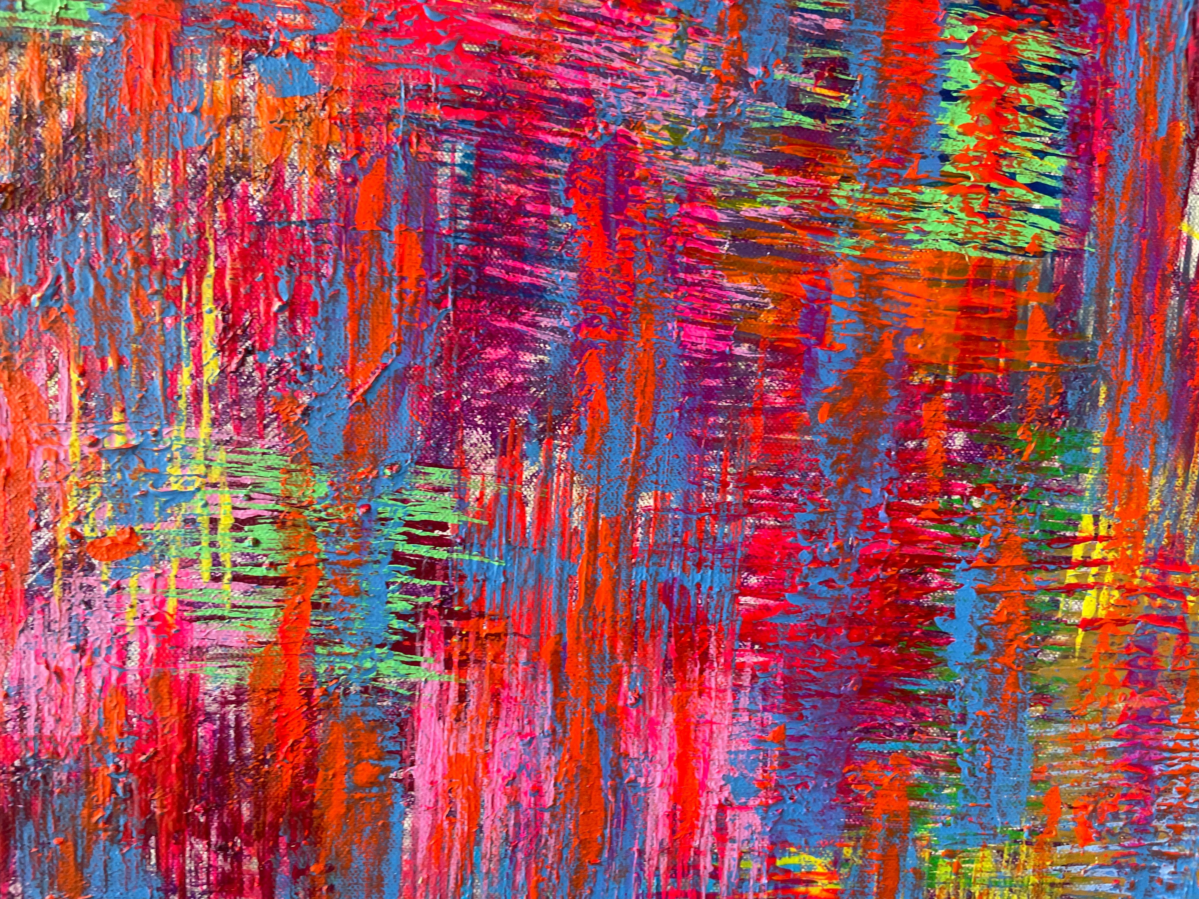 Abstract colors in pink For Sale 11