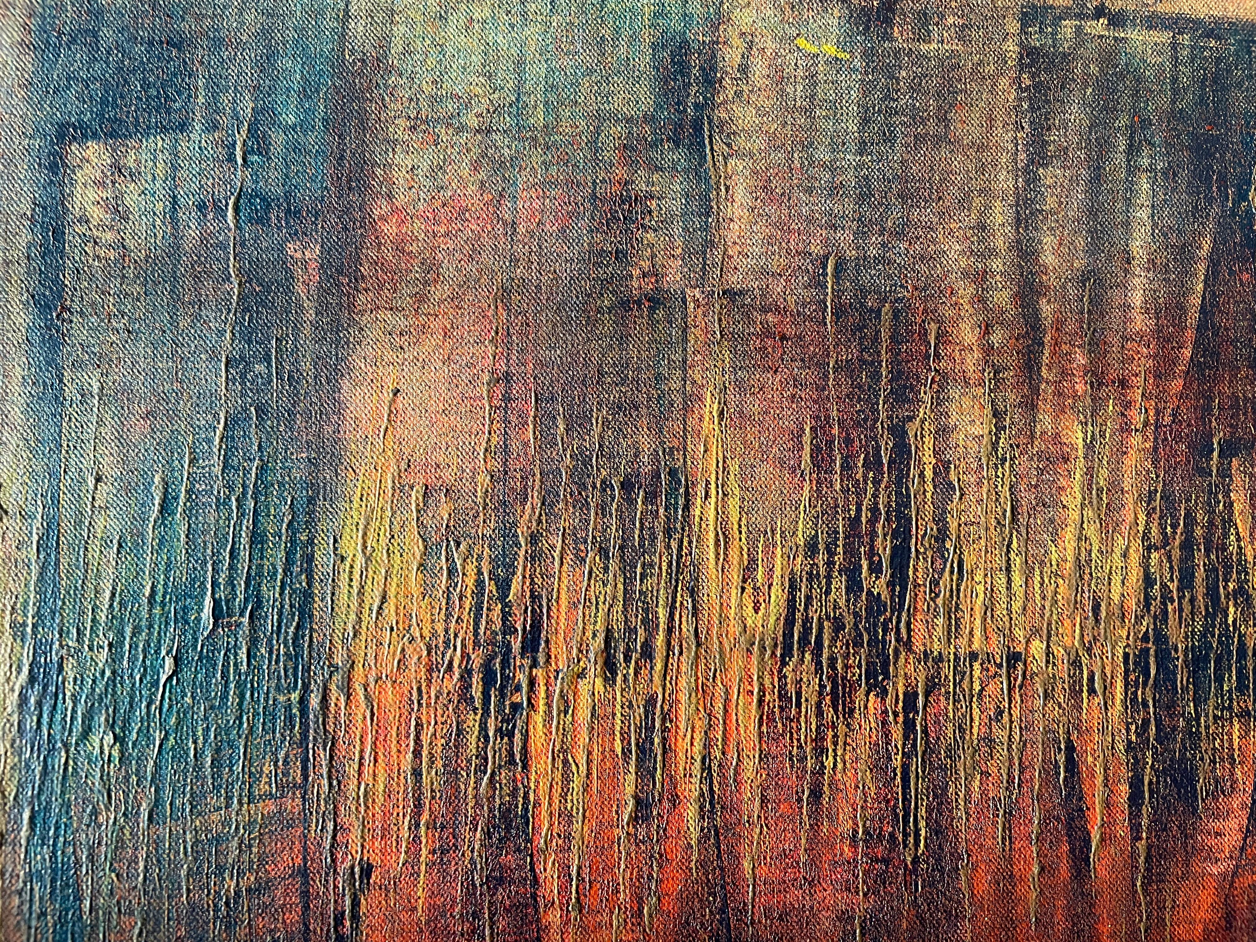 Abstrakte Strahlkraft (Abstrakter Expressionismus), Painting, von Mila Conde