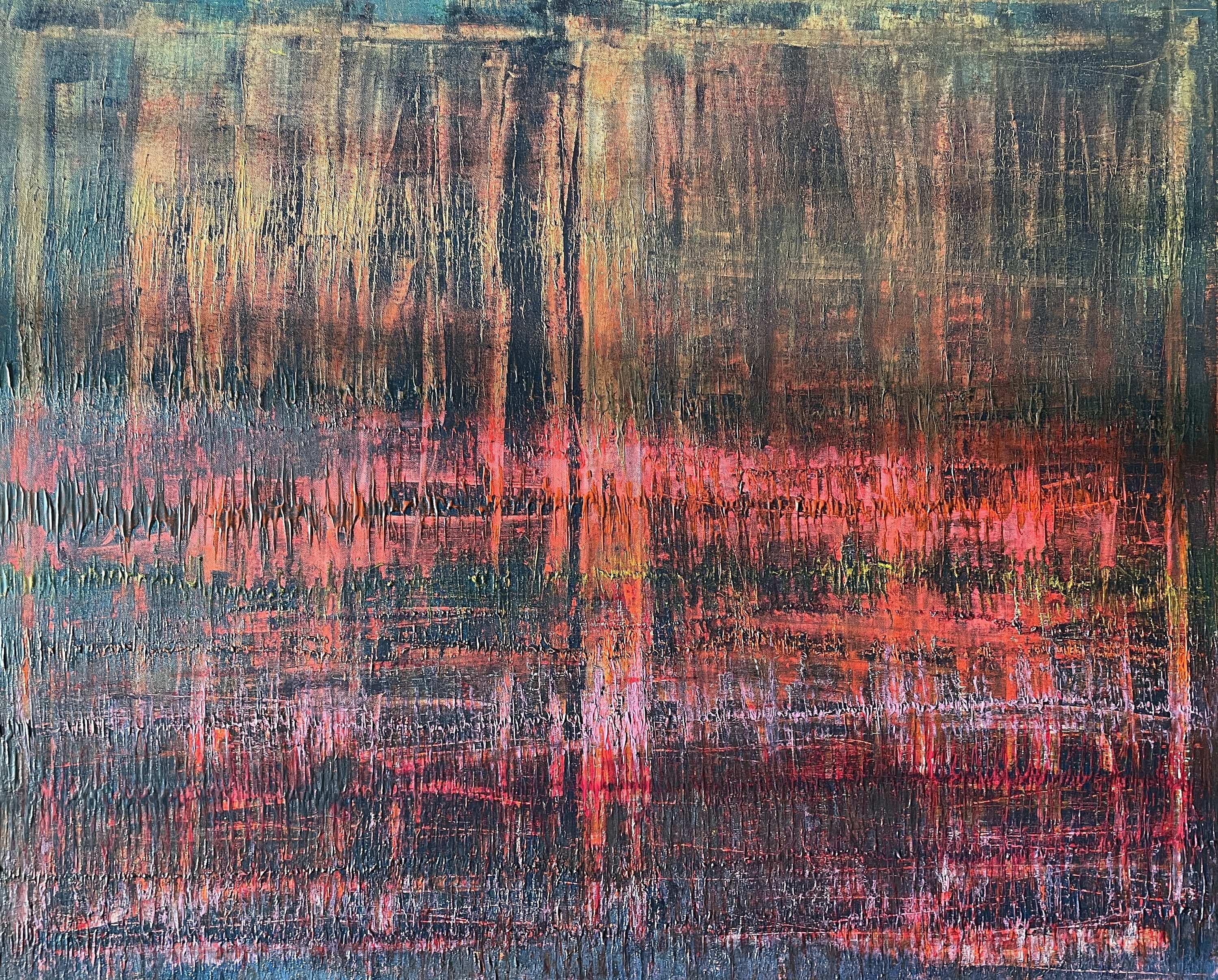 Mila Conde Interior Painting – Abstrakte Strahlkraft