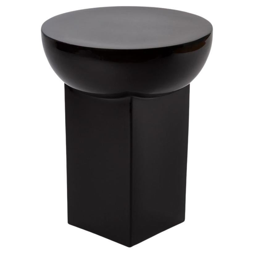 Mila High Black Side Table by Pulpo