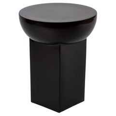 Mila High Black Side Table by Pulpo