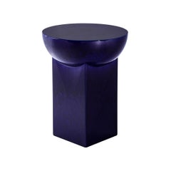 Mila High Blue Side Table by Pulpo