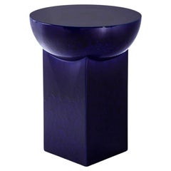 Mila High Blue Side Table by Pulpo