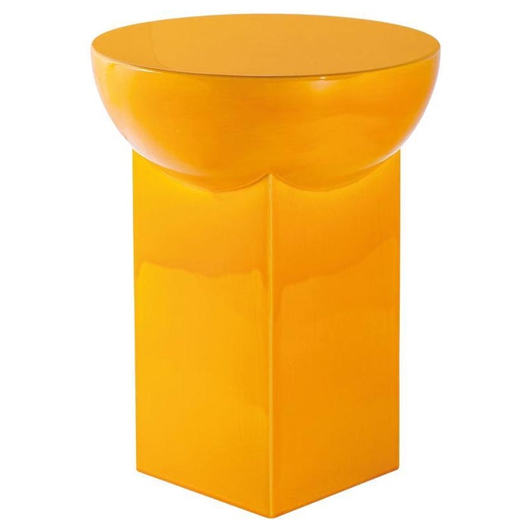 Mila High Yellow Side Table by Pulpo For Sale at 1stDibs