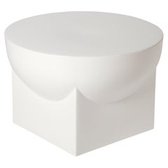 Mila Large White Side Table by Pulpo