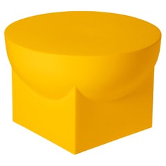 Mila Large Yellow Side Table by Pulpo