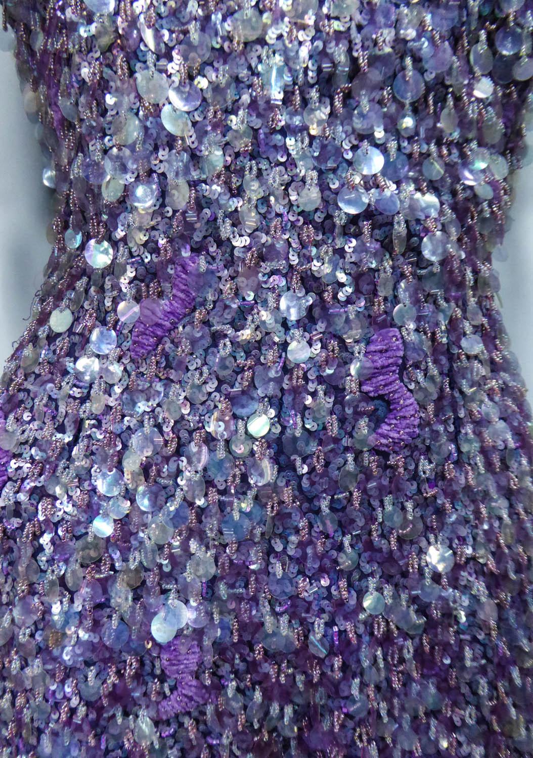 Gray A Mila Schön Couture Sequin Embroidered Trousers Suit Circa 1968 For Sale