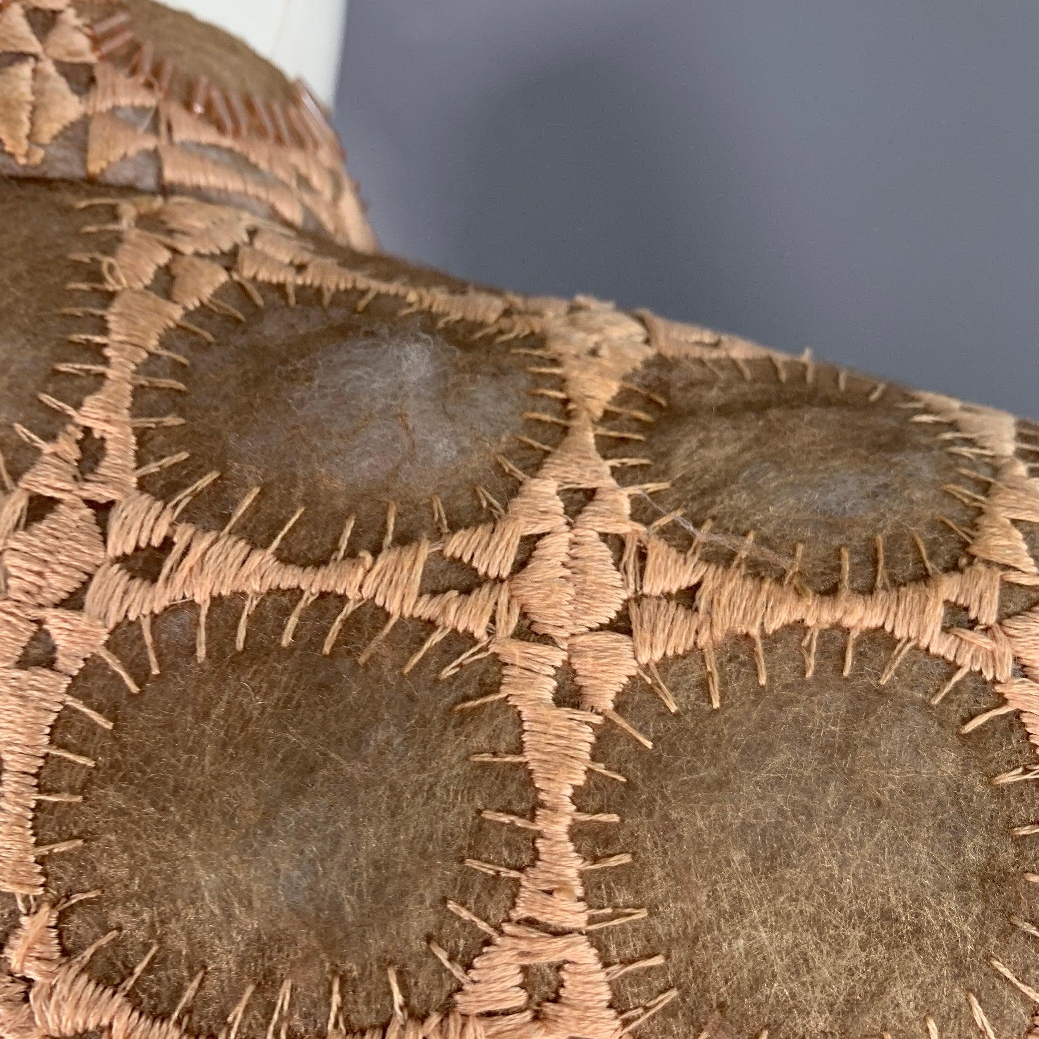 MILA SCHON Talla 6 Beige Tan Poliéster Círculos Abalorios Abrigo en venta 4