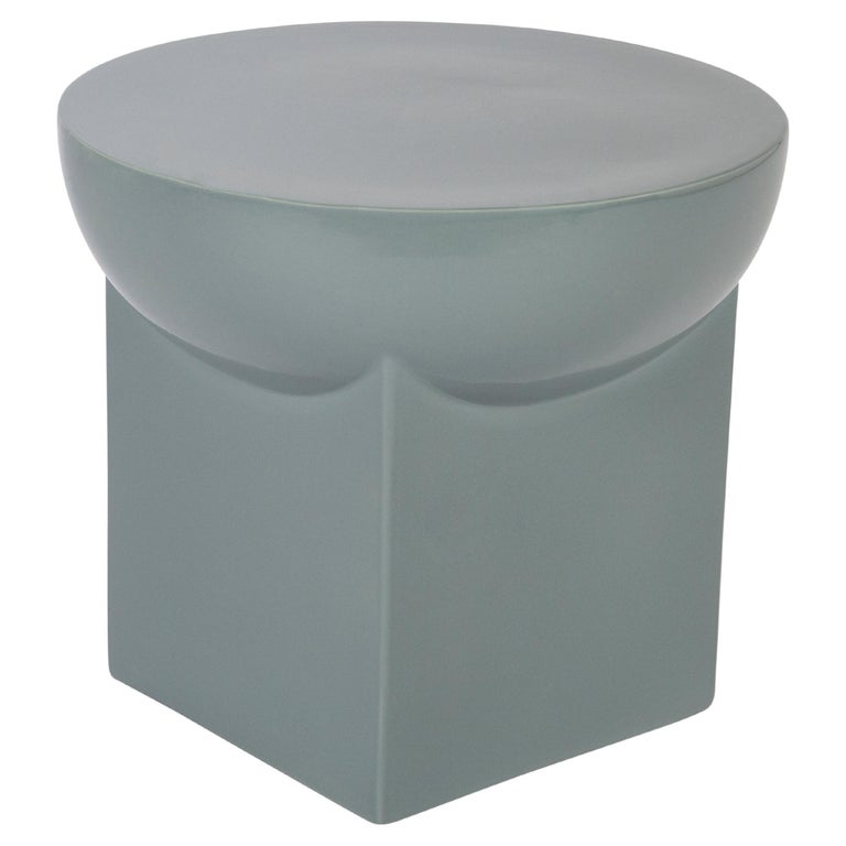 Mila Small Grey Side Table by Pulpo For Sale at 1stDibs