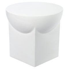 Mila Small White Side Table by Pulpo