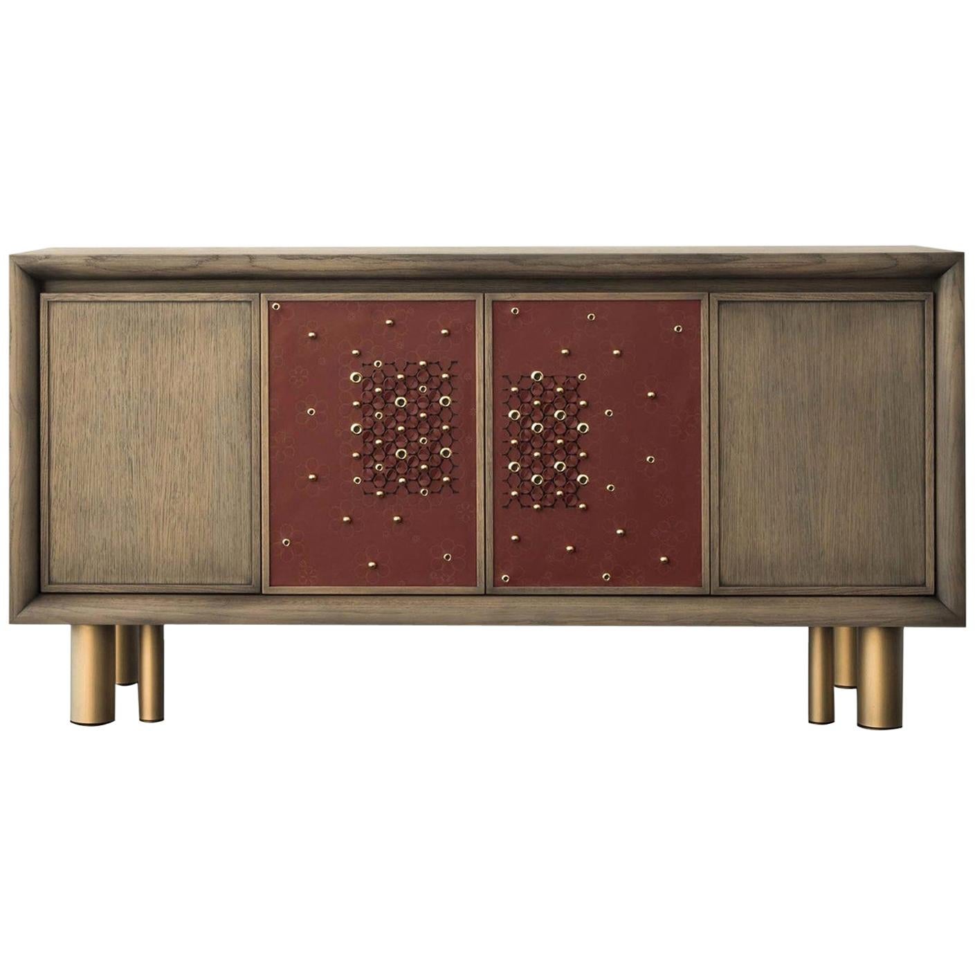Mila Spring Blossom Sideboard by Chiara Provasi For Sale